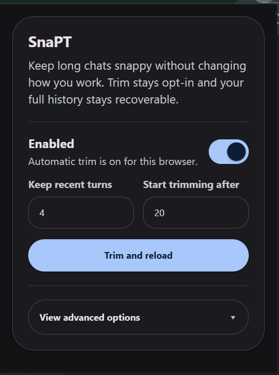 Later productized popup